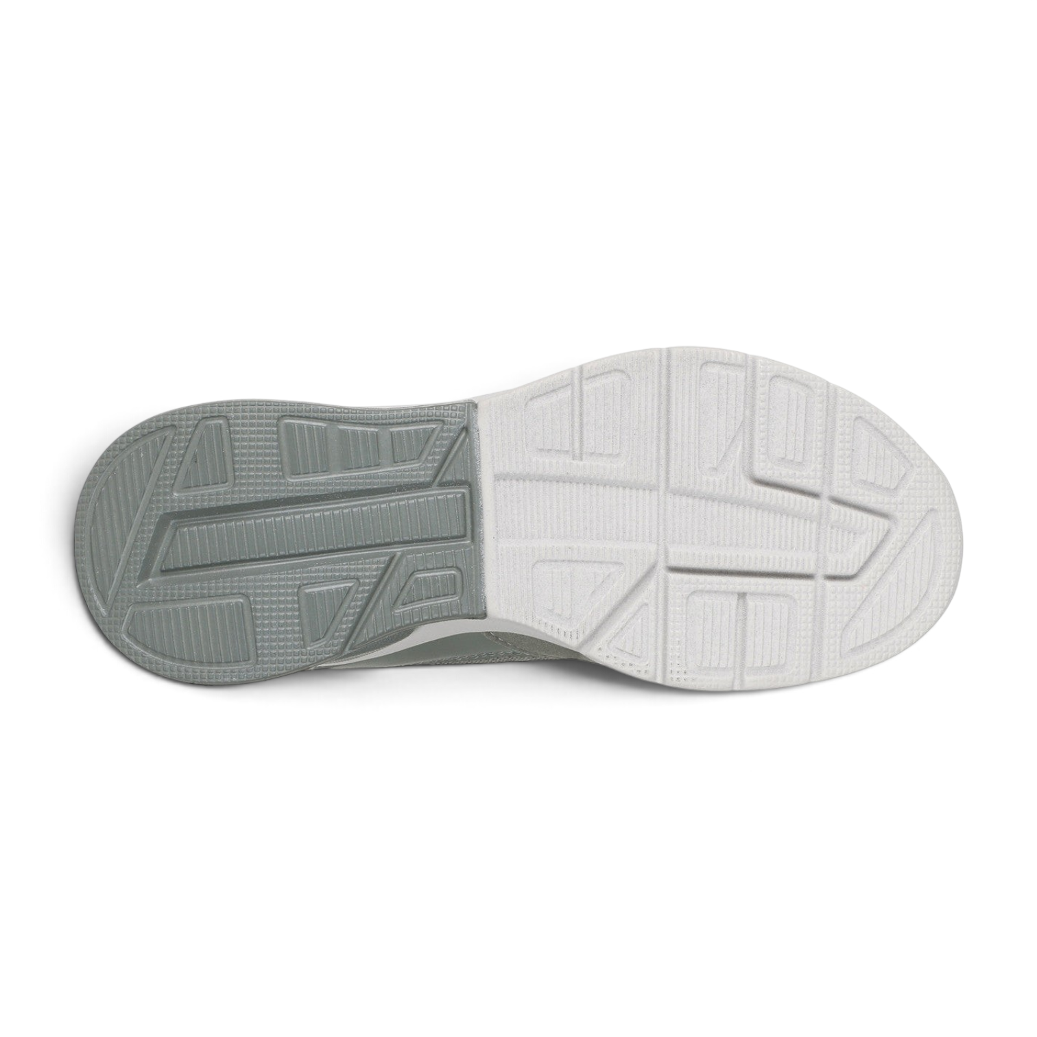 FRG Skechers BOBS Arc Waves 2.0 sneaker showing the grey and white textured rubber outsole tread pattern