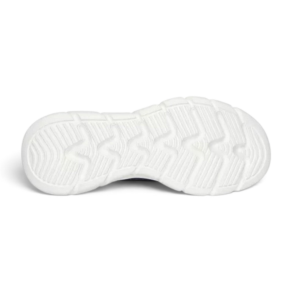 FRG Skechers BOBS Sport B Flex Hi Flying Hi sneaker white textured rubber outsole view