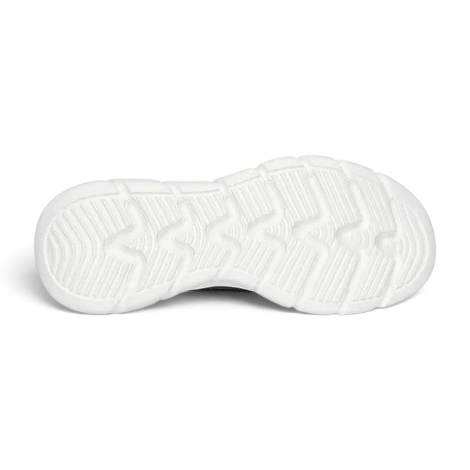 FRG Skechers BOBS Sport B Flex Hi Flying Hi sneaker white textured rubber outsole view