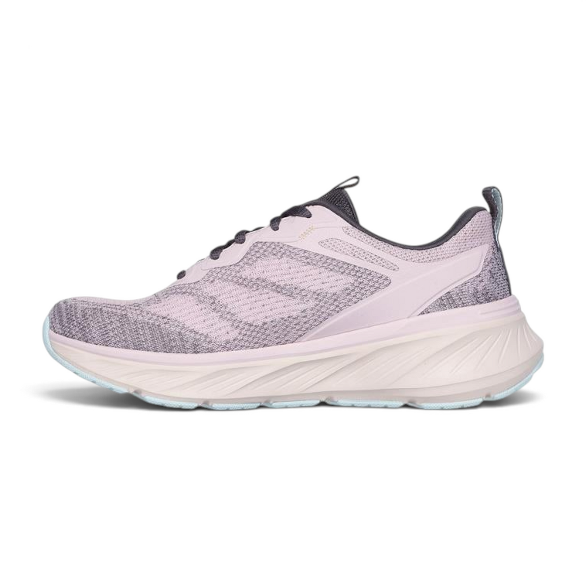 FRG Skechers Edgeride Power Flow mauve athletic sneaker with engineered knit upper and cushioned midsole