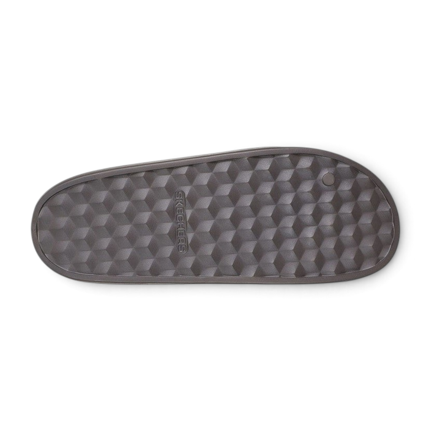 FRG Skechers Foamies Precision Elite slide in khaki featuring a sculpted geometric textured footbed