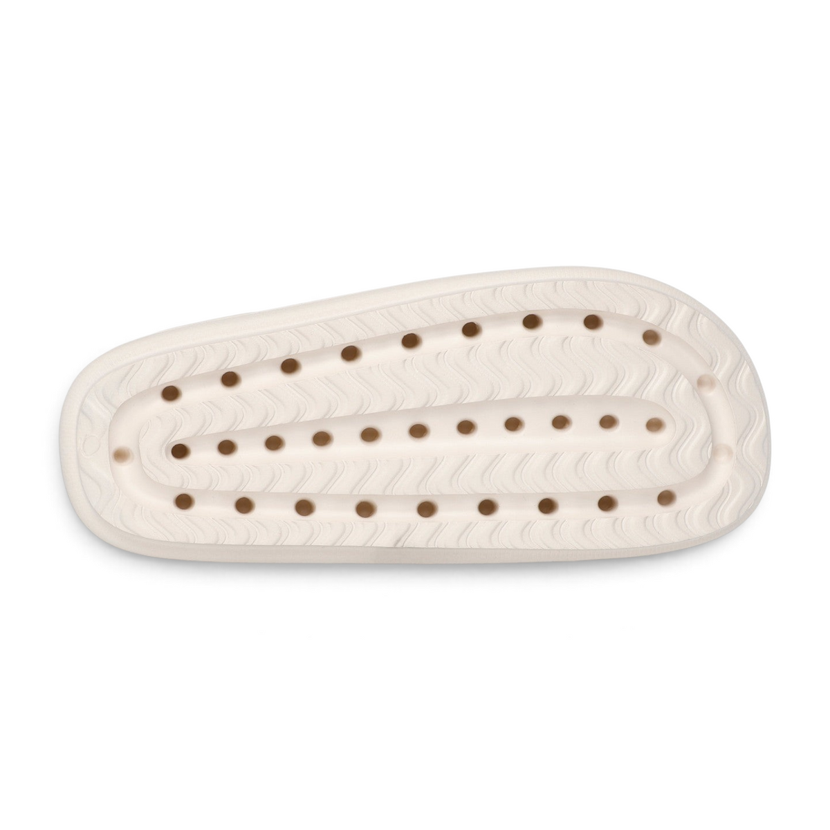 FRG Skechers Foamies Arch Fit natural slide sandal footbed with perforated lightweight foam design