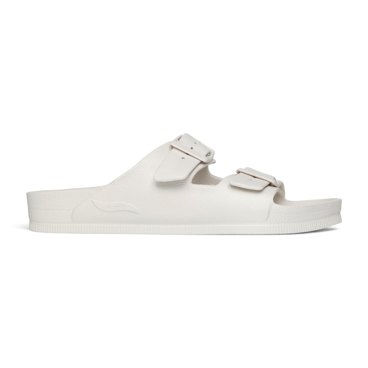 FRG Skechers Foamies Arch Fit Cali Surf slide in off-white with adjustable straps and contoured arch support