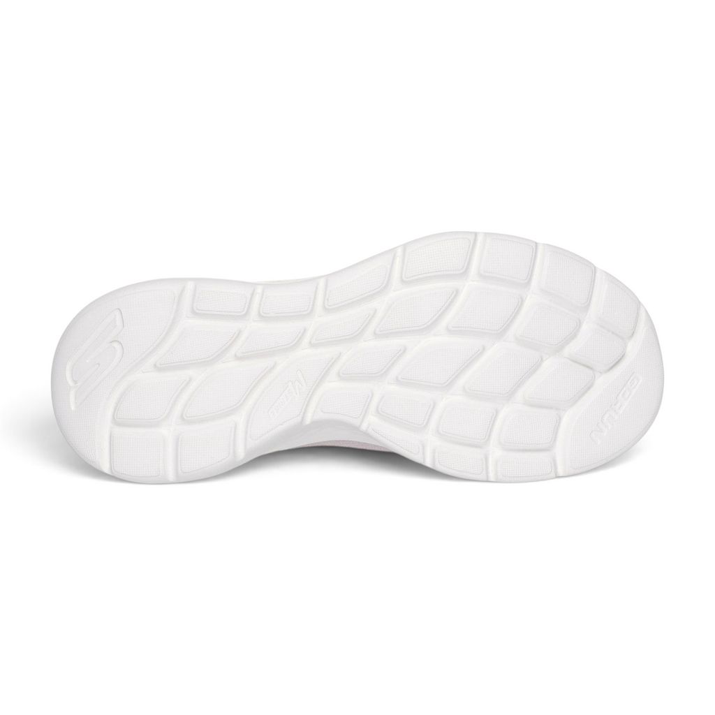 FRG Skechers GO Run Lite mauve running shoe white rubber outsole tread pattern