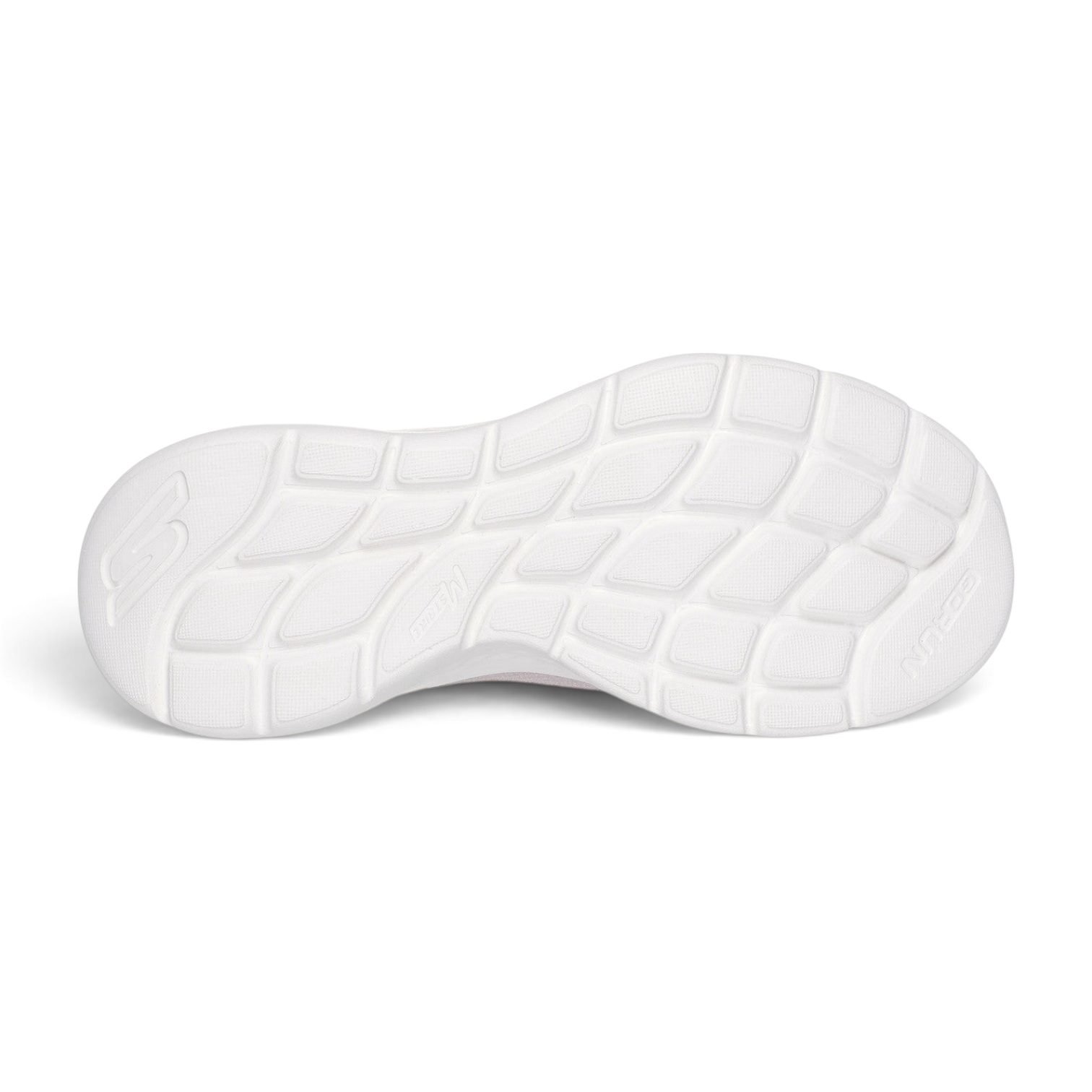 FRG Skechers GO Run Lite mauve running shoe white rubber outsole tread pattern