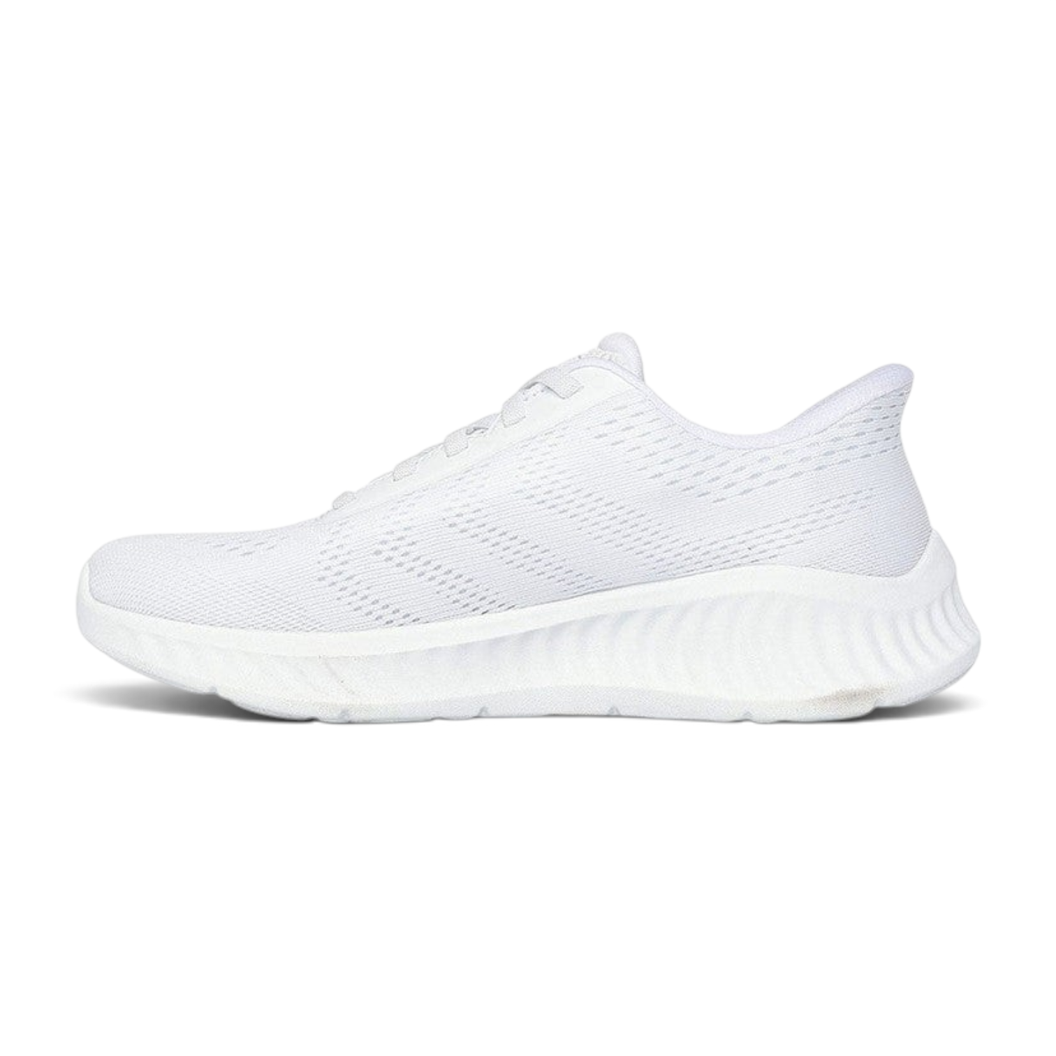 FRG Skechers GO WALK Now Khloe white slip-in walking shoe with engineered mesh upper and cushioned sole