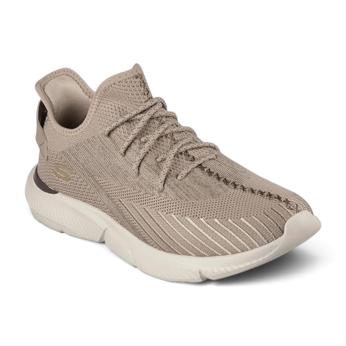 FRG Skechers Ingram tan lace-up sneaker with a breathable mesh upper and cushioned sole for everyday comfort.
