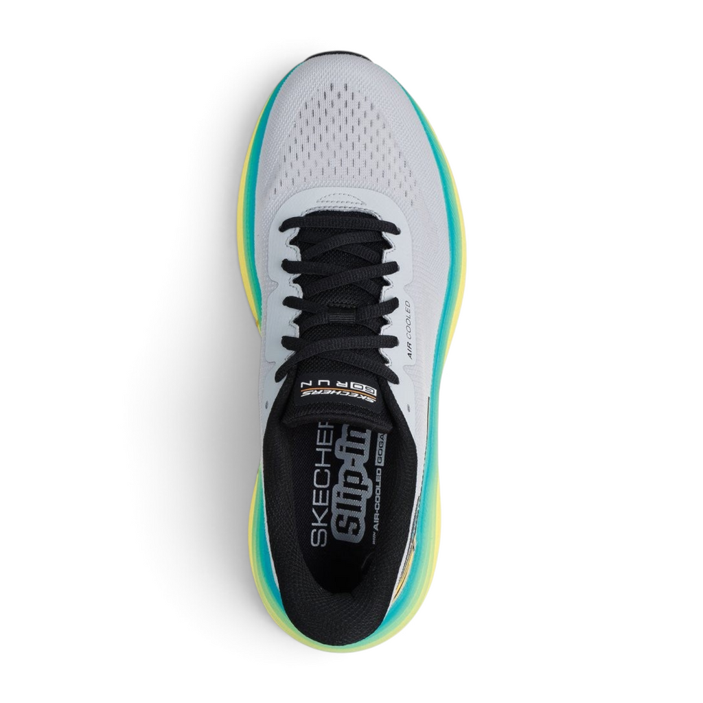 FRG Skechers Max Cushioning Endeavour Exciton white monomesh running slip-in shoe with cushioned sole