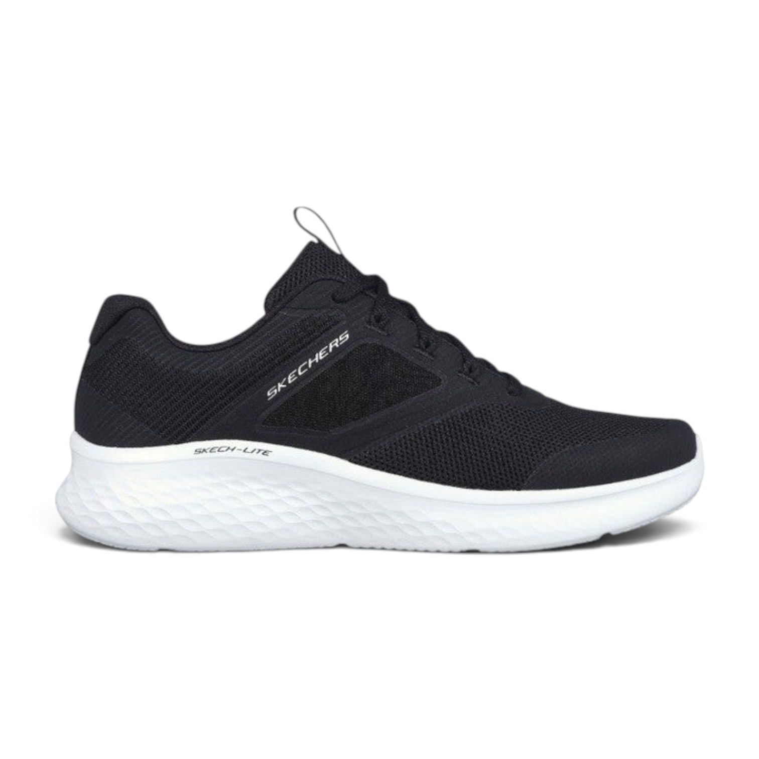 FRG Skechers Skech-Lite Pro New Century black and white lace-up sneaker with breathable mesh and cushioned sole
