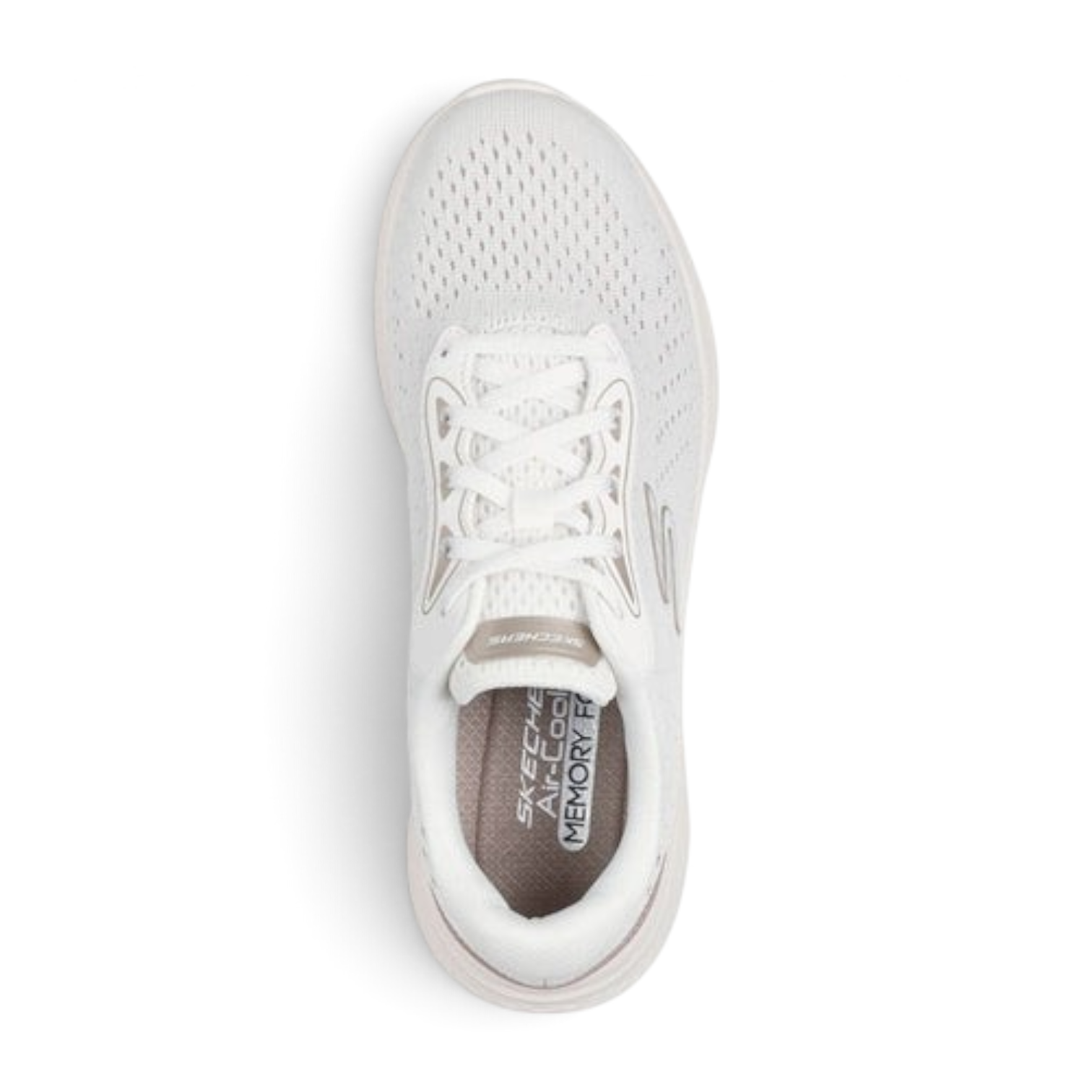 FRG Skechers Skech-Lite Pro 2.0 Fresh Flow natural beige breathable mesh lifestyle sneaker top view