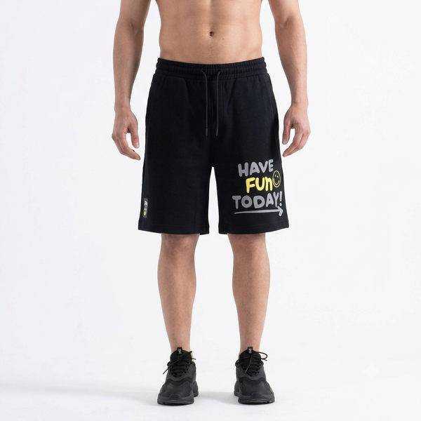 ANTA Knit Half Pants are designed for every day Black