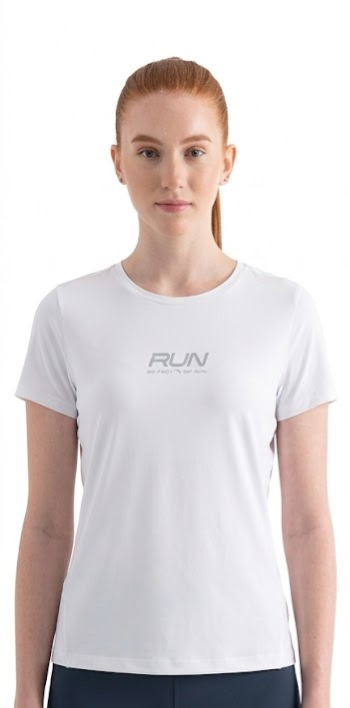 ANTA Running Short Sleeve T-Shirt Snow White