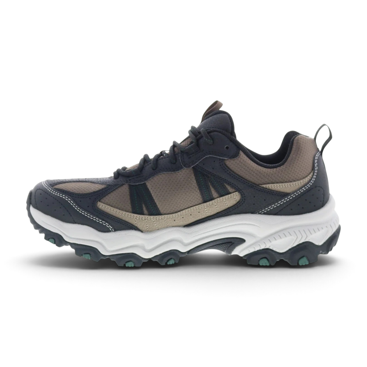 FRG Skechers STAMINA AT trail sneakers in brown and black with durable lace-up design and rugged athletic sole