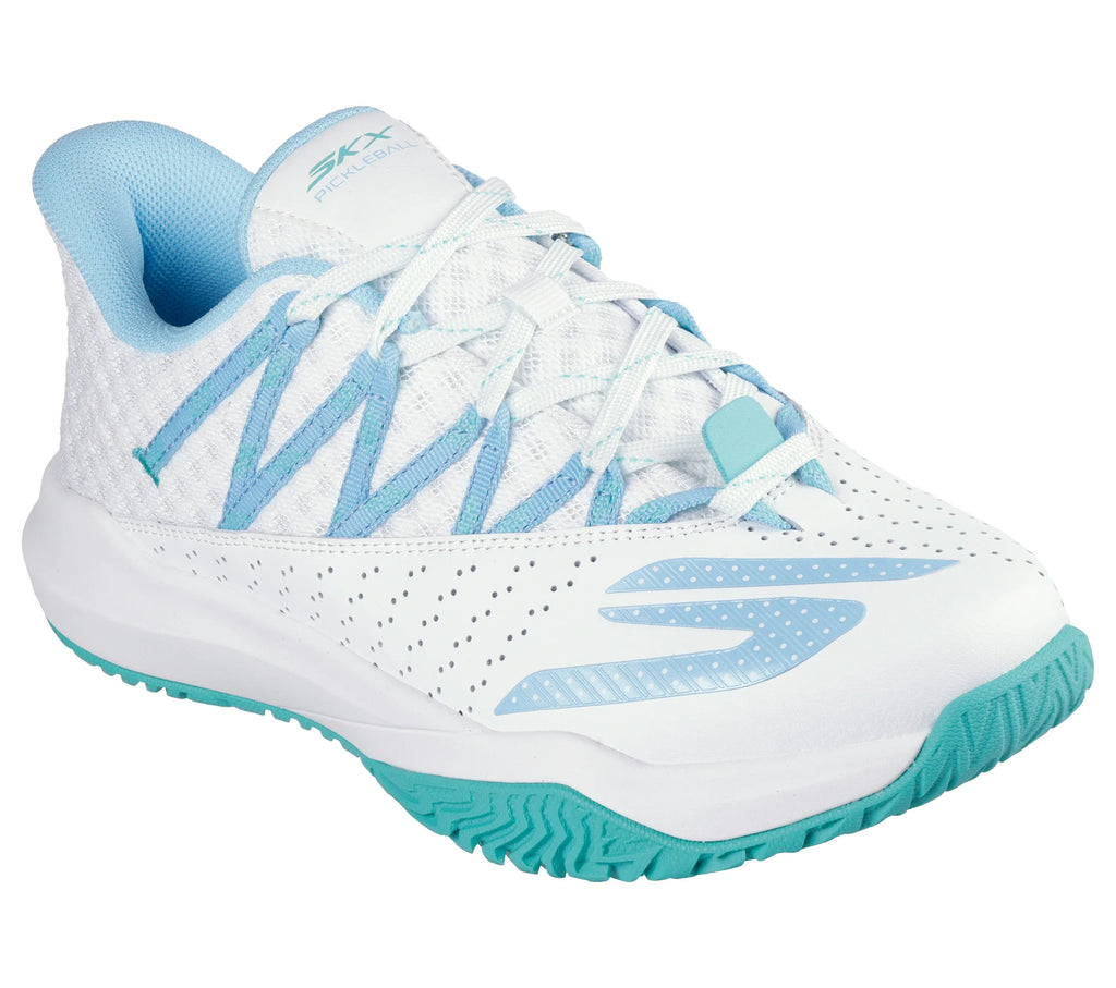 SKECHERS VIPER COURT RALLY White Light Blue