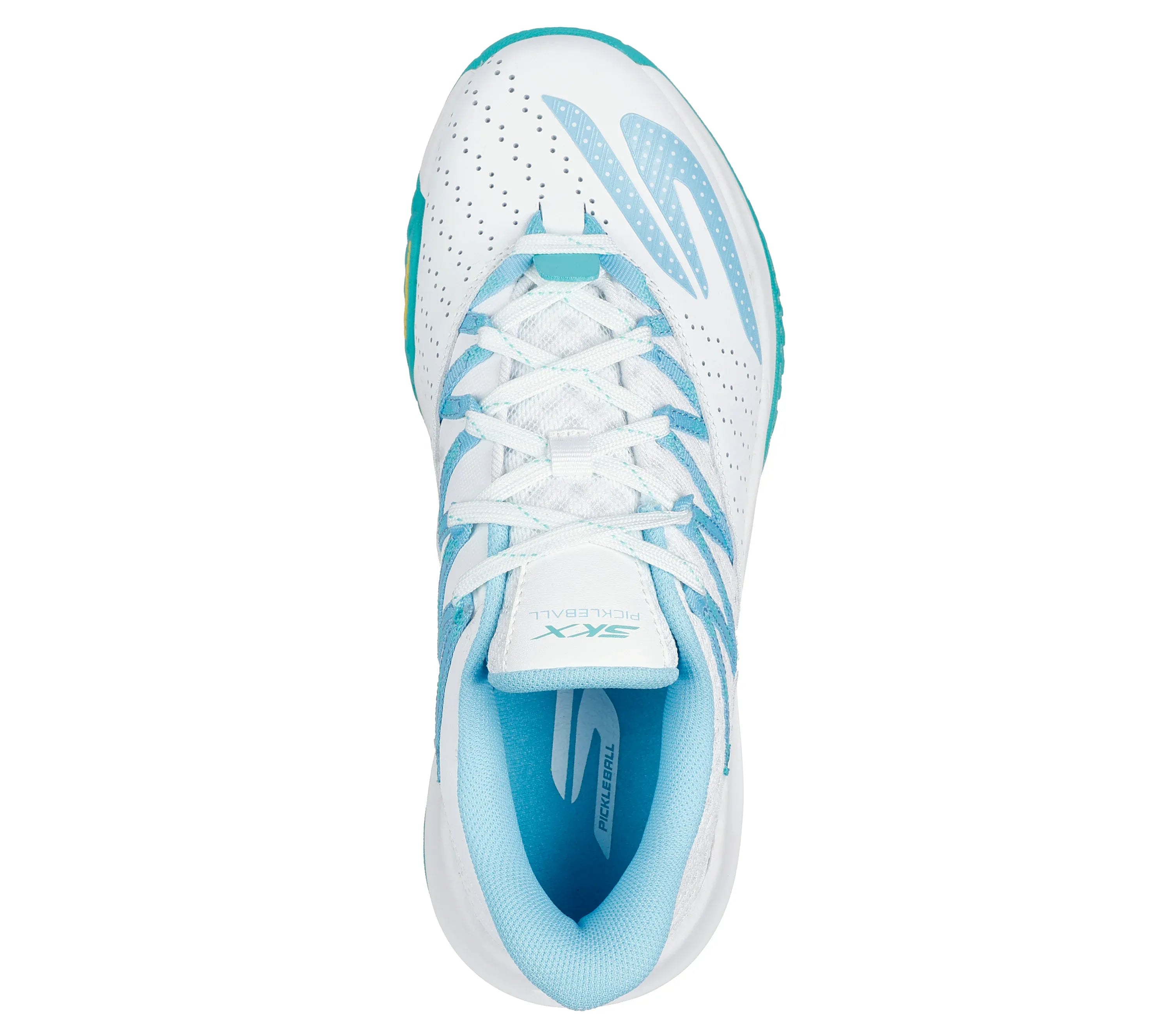 SKECHERS VIPER COURT RALLY White Light Blue