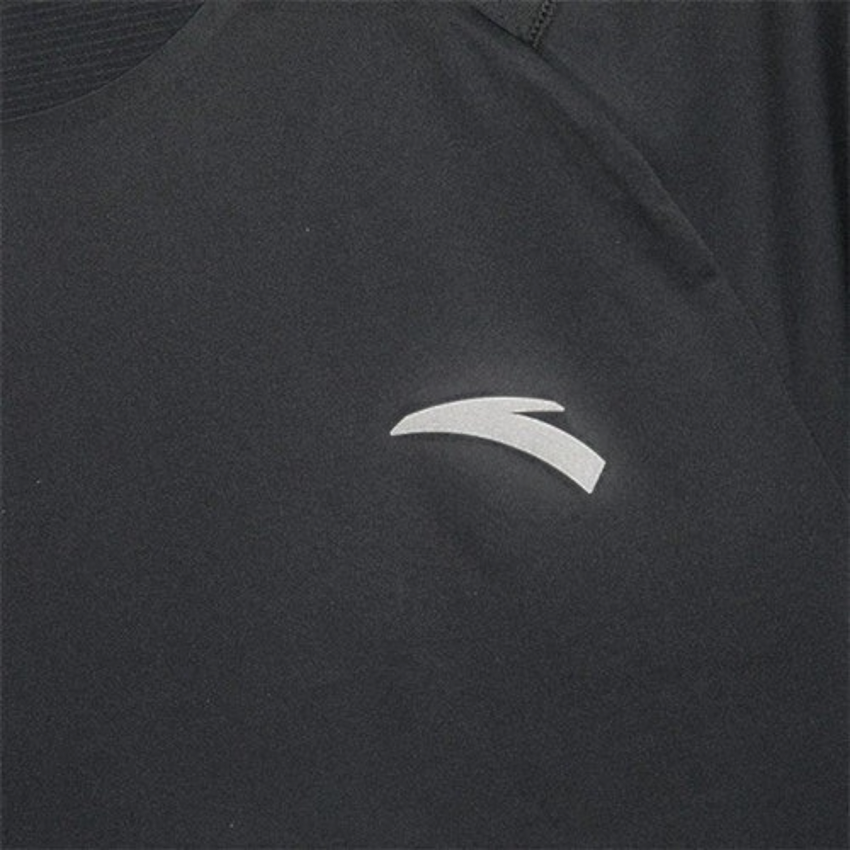 FRG ANTA black short sleeve cross training t-shirt with reflective logo detail and breathable performance fabric