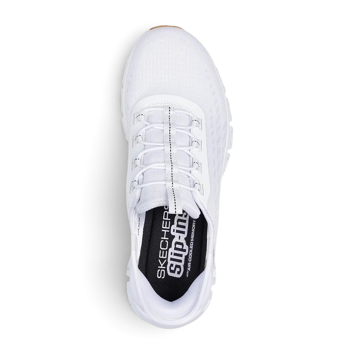 FRG GLIDE-STEP TRANQUILITY white slip-on sneaker with breathable mesh upper and cushioned memory foam insole