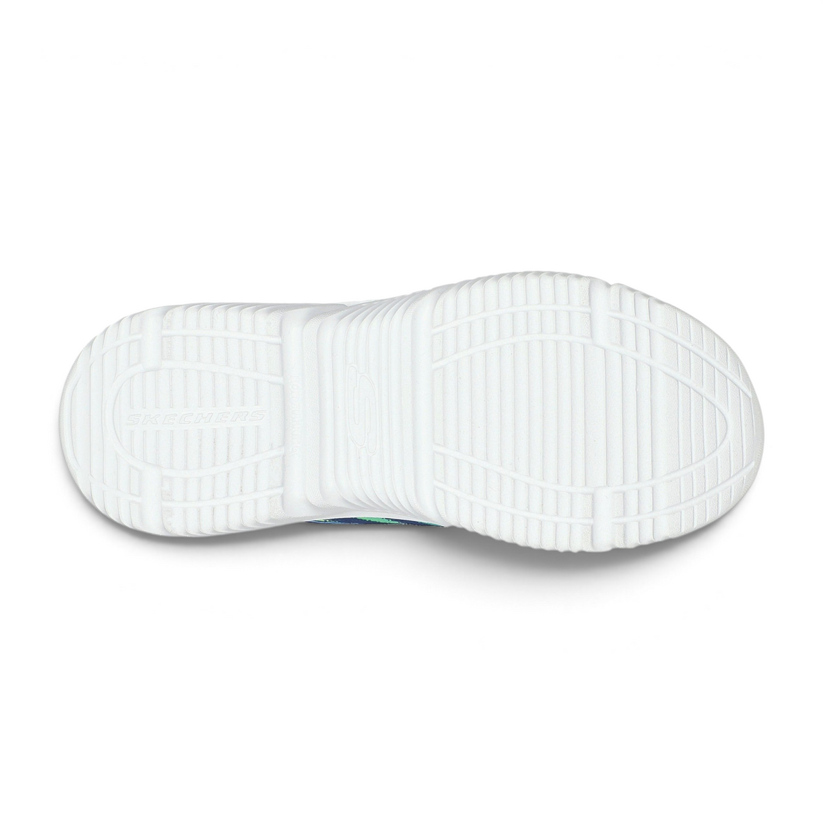 FRG GO RUN 650 running shoe featuring a white textured rubber outsole with a grooved traction pattern