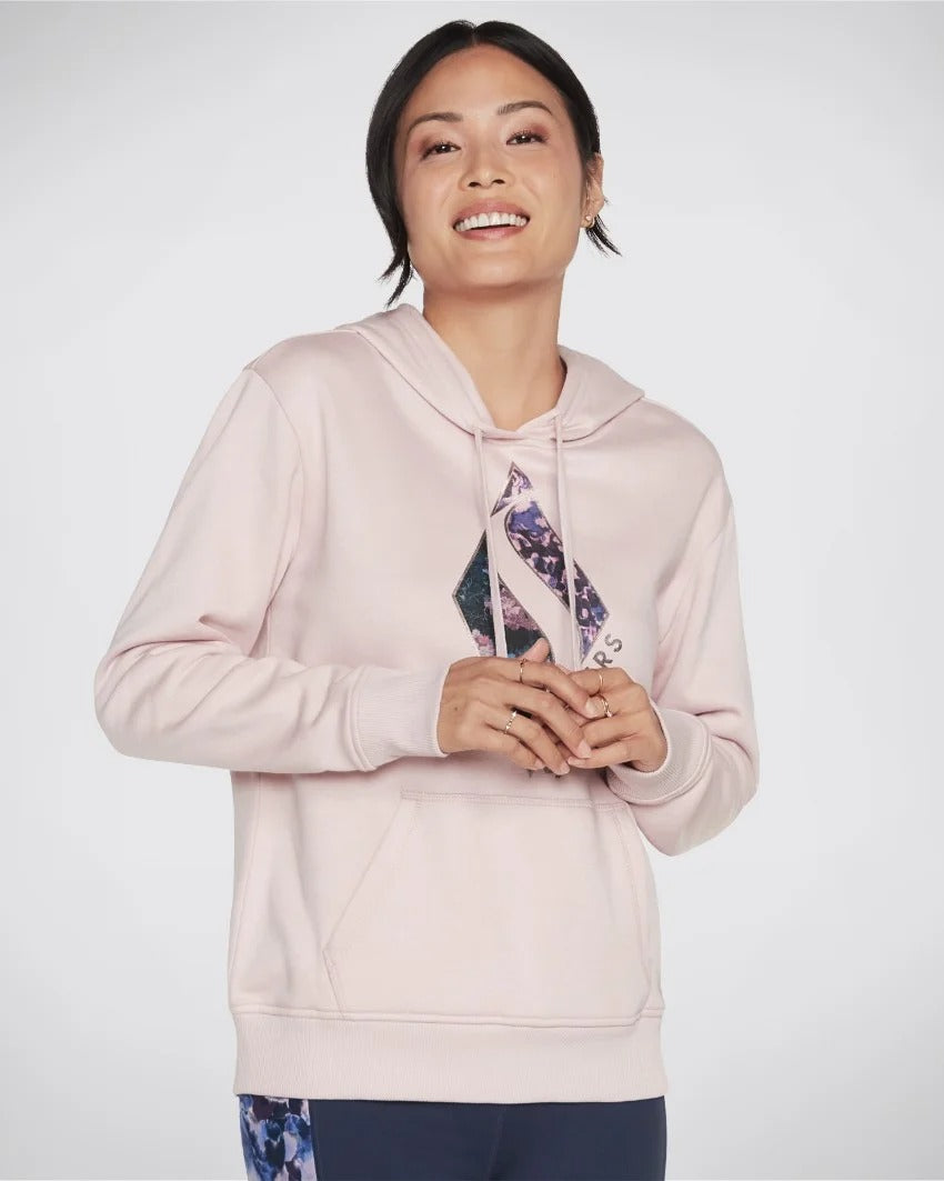 DIAMOND FOREVER FLORAL PULLOVER HOODIE