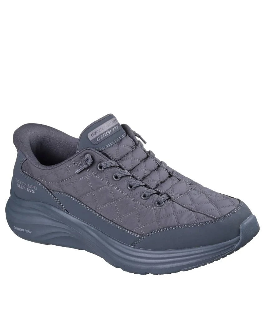 Skechers Sports Cozy Fit Slip-Ins Sneakers Contour Foam - Charcoal