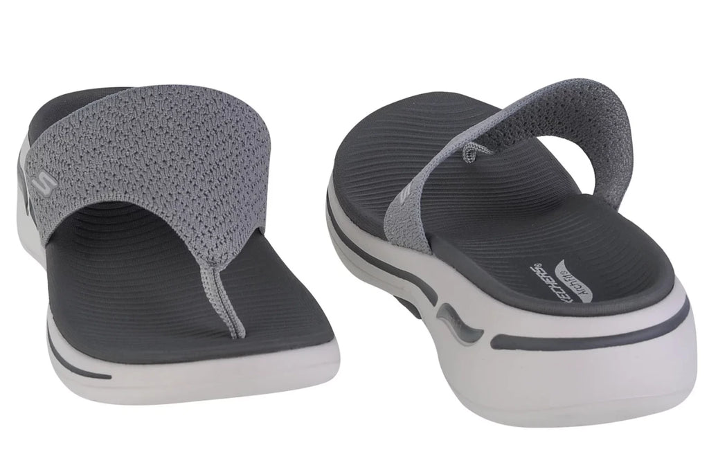 Skechers GO Walk Arch Fit Sandal Weekender Gray