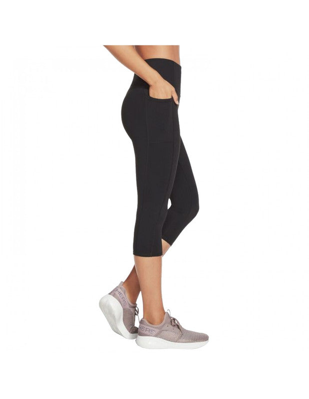 Skechers WOMEN'S KNIT CAPRI LEGGING Black