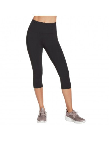 Skechers WOMEN'S KNIT CAPRI LEGGING Black