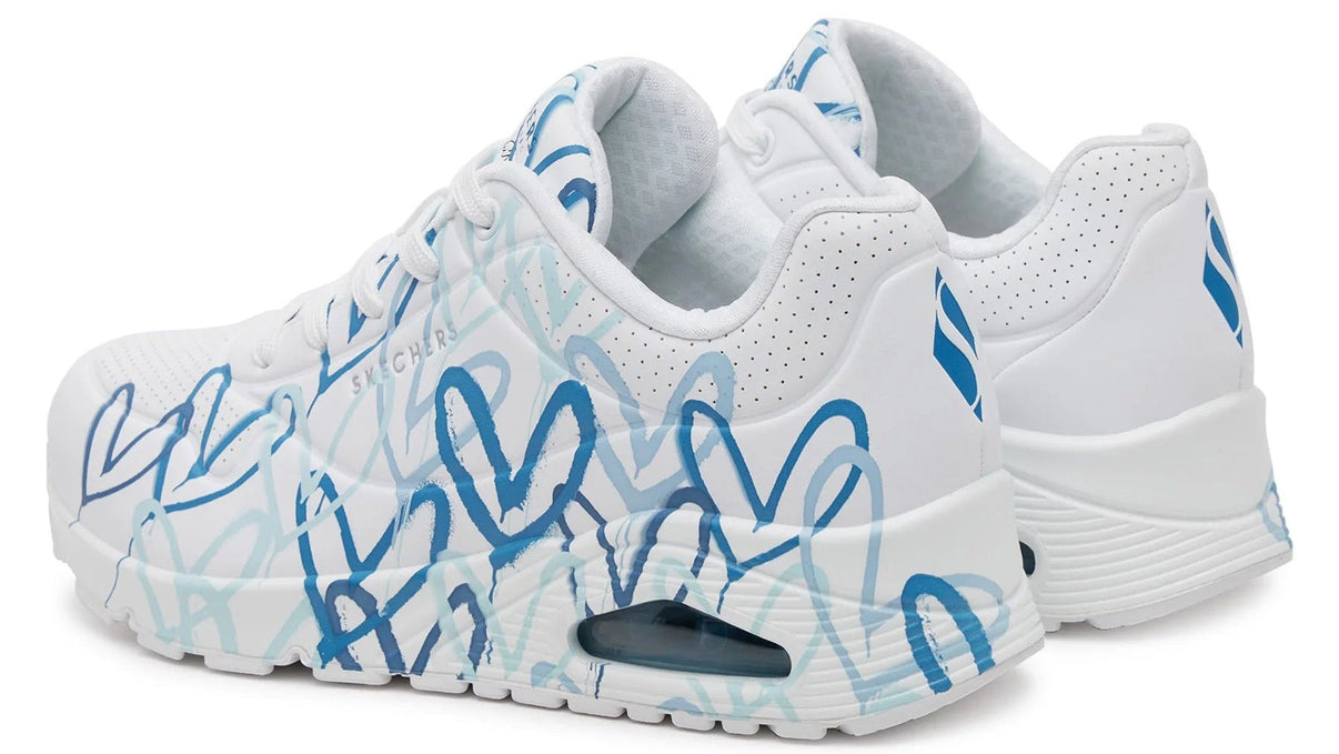 Skechers Uno - Spread The Love - White Blue